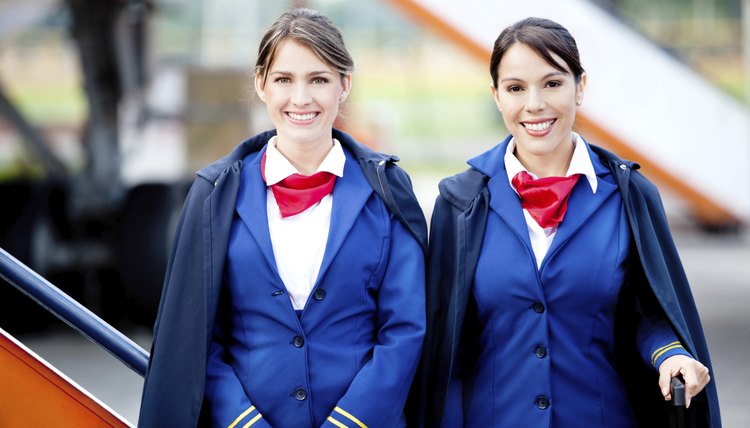 Beautiful flight attendants
