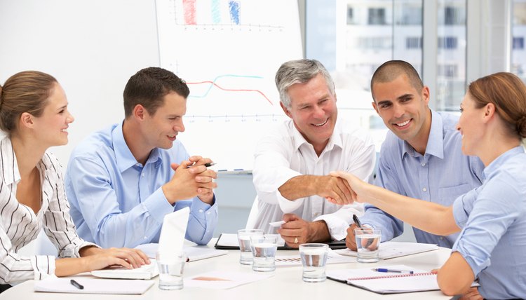 Business people in meeting