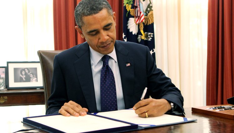 President Barack Obama Signs Payroll Tax Bill