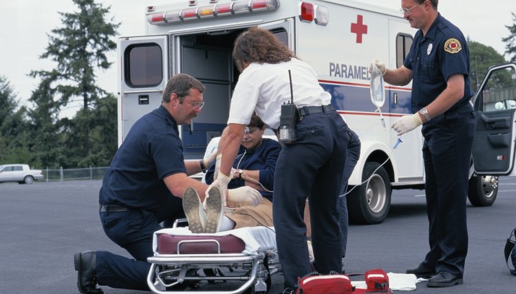 Making Patient Comfortable on Stretcher