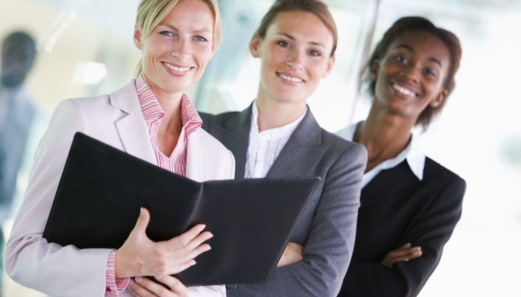 Portrait of stylish businesswomen