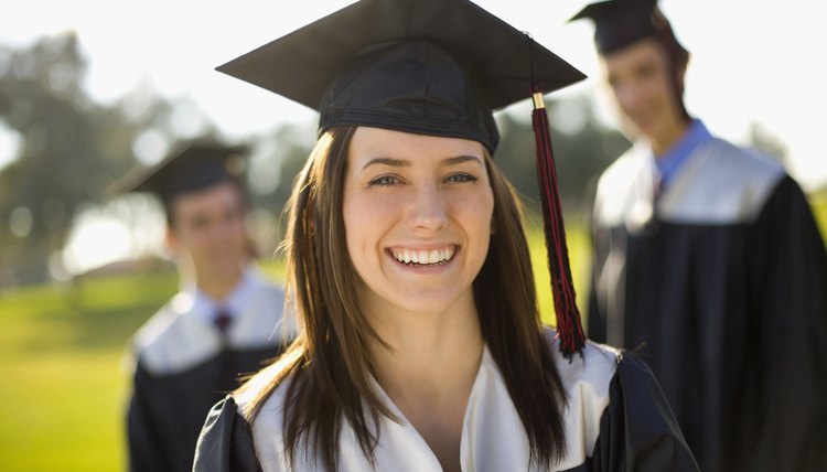 Smiling graduate