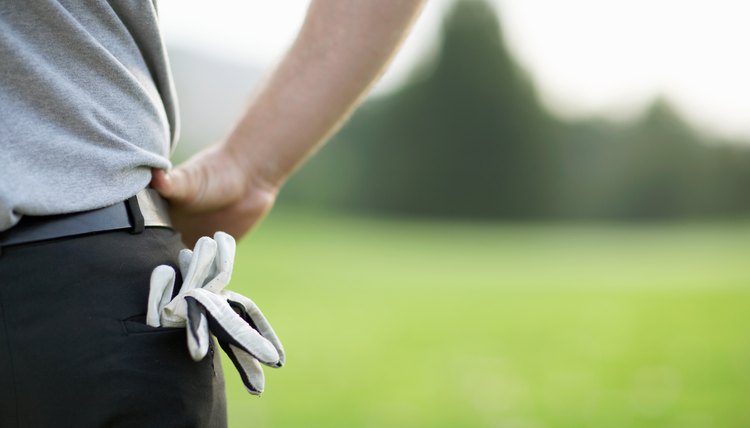 A golf glove should "fit like a glove" -- snug but not tight.