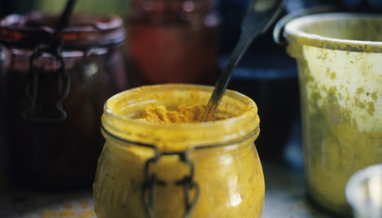 Dyes for Aubusson tapestries, close-up
