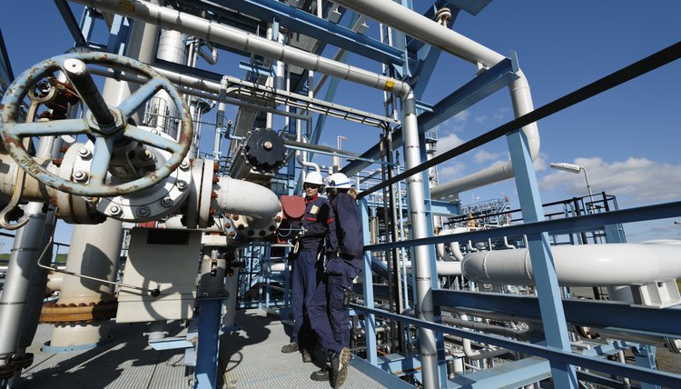 oil industrial workers