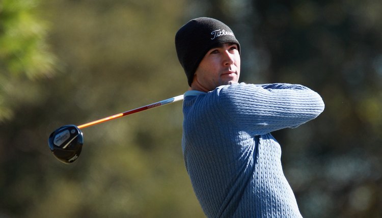 Golf apparel can be both practical and comfortable, even in cold weather.