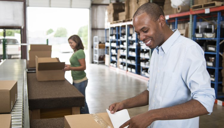 Labeling a box