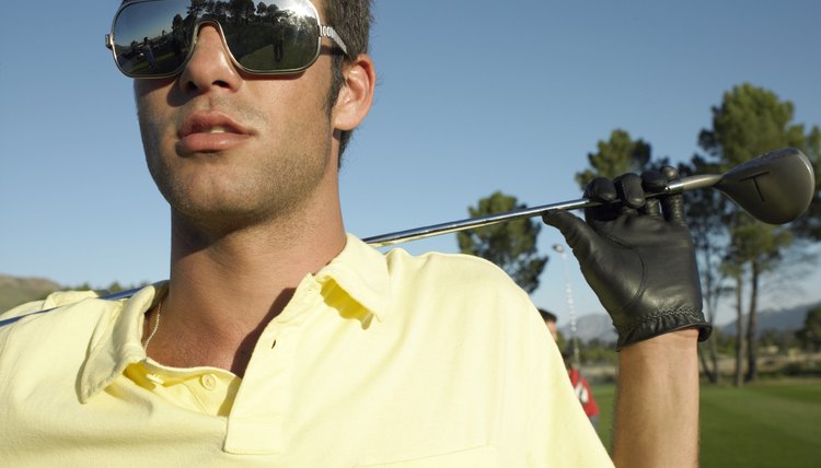 Wear your golf shades when the sun is out.