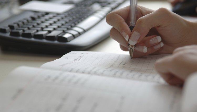 Busy businesswoman's schedule