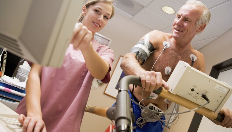 Nurse With Patient During Health Check