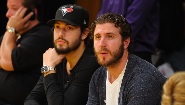 Celebrities At The Lakers Game