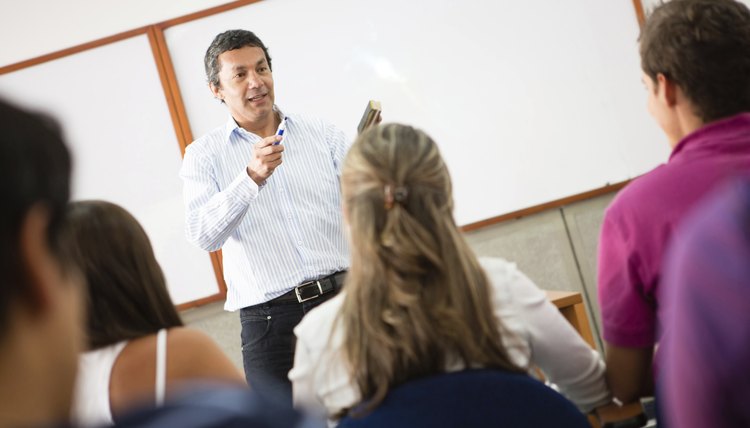 Students in class