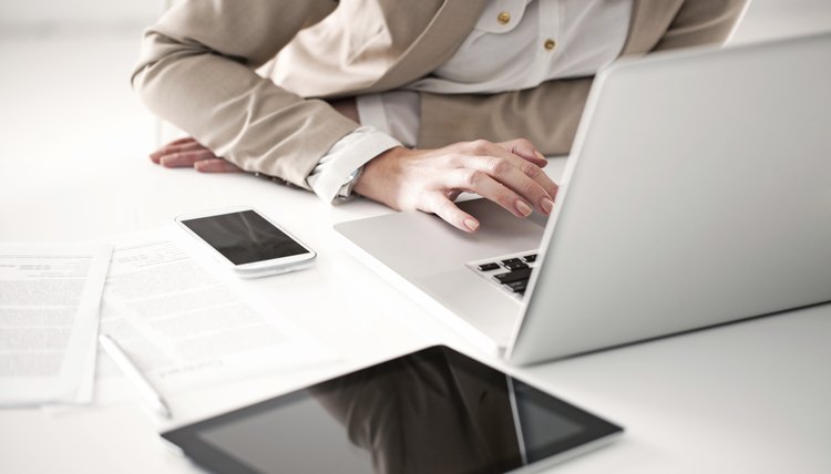 Modern Businesswoman's Desk