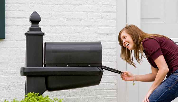 Girl Checking for Mail