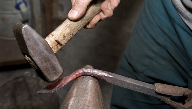 hands of smith at work