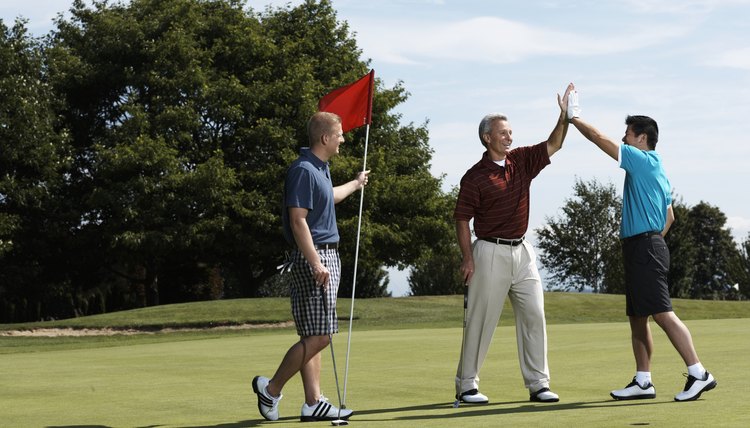 Even if you don't play as well as your buddies, you may win the hole by using your handicap.