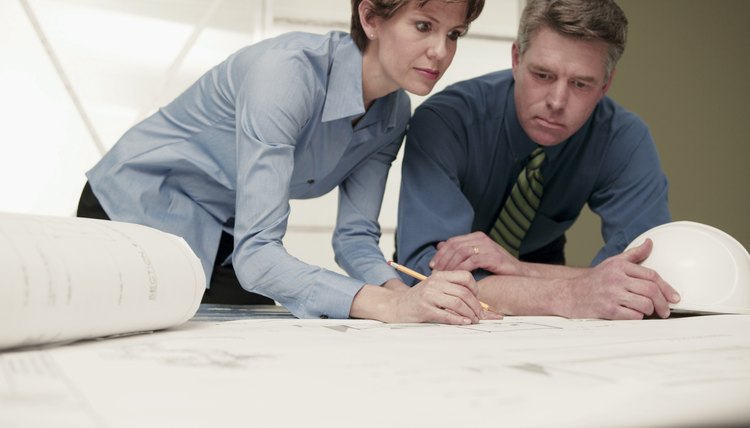 Architects working together