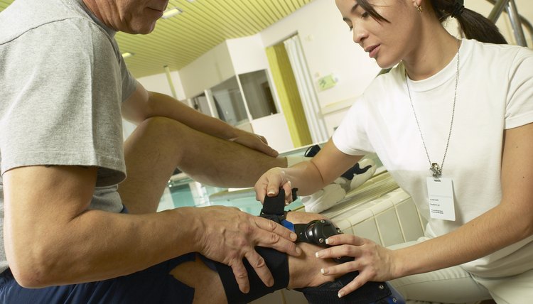 orthopedic doctor with patient