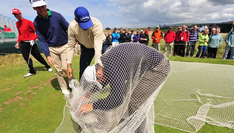 Improper use of a golf net can lead to disastrous results.