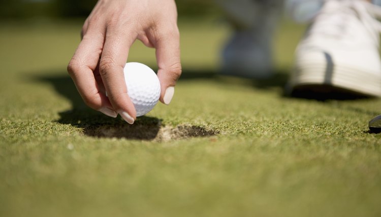 Personalizing your golf ball can help keep track of it on the course.