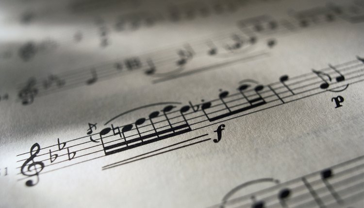 Detail of Sheet Music