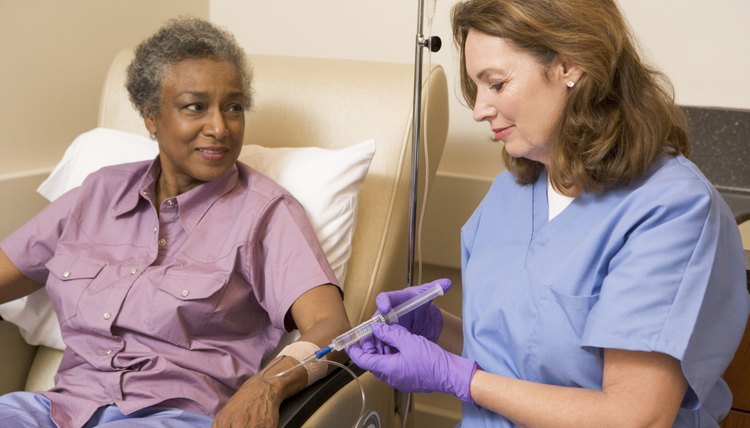 Nurse Giving Patient Injection