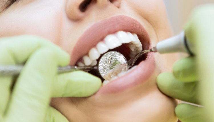 Dentist working