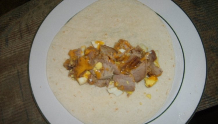 Preparing to Fold Tortilla