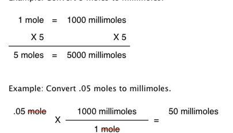 How To Convert Moles To Millimoles Sciencing how-to-convert-moles-to-millimoles-sciencing