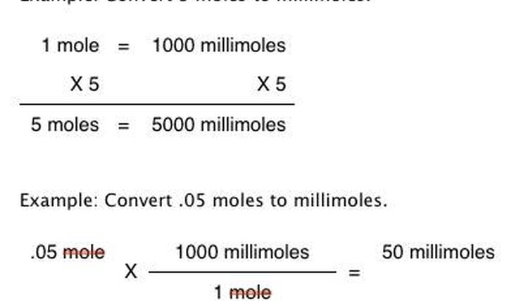 how-to-convert-moles-to-millimoles-sciencing