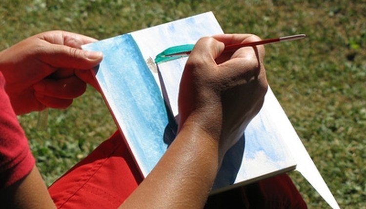 Children learn to express themselves visually.