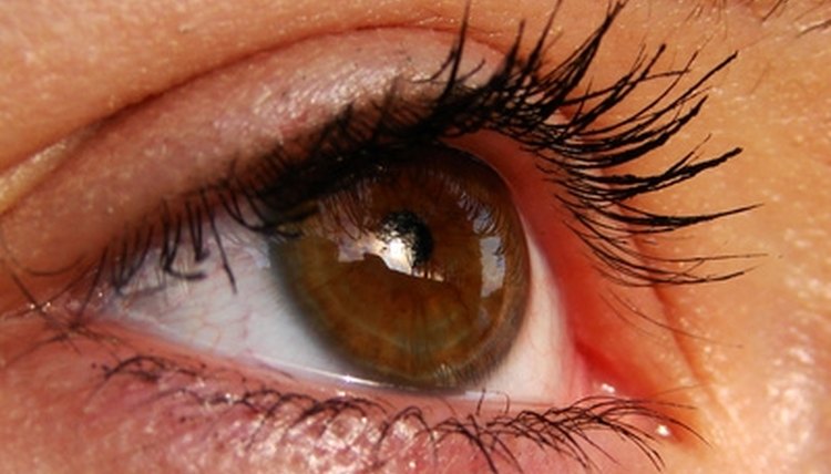Eyes immediately close after exposure to pepper spray.