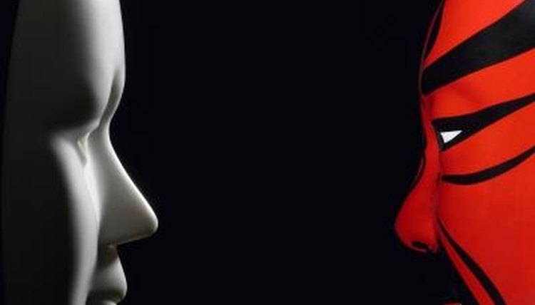 Have students learn about theatrical styles used with a particular type of mask.