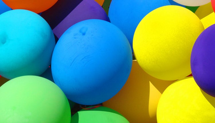 Balloons help make a nice round shape.