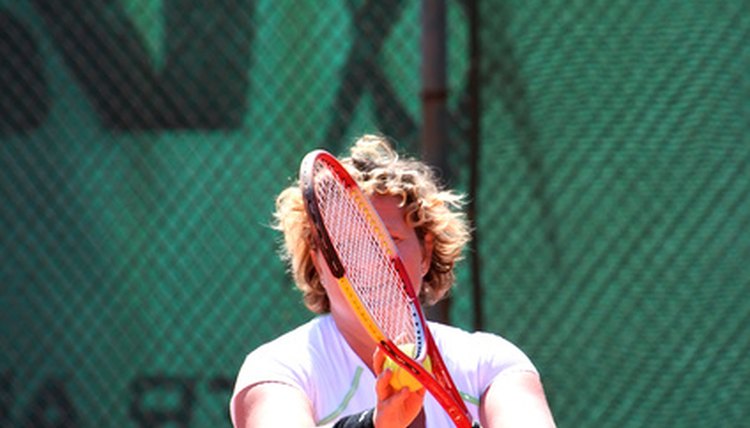 Videotaping a serve can yield data for measuring the ball's speed.
