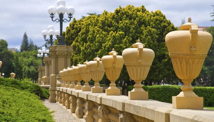 A pathway on the Stanford University campus