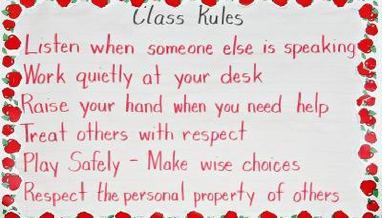 Set rules for the children.