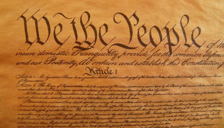 The Preamble to the Constitution.