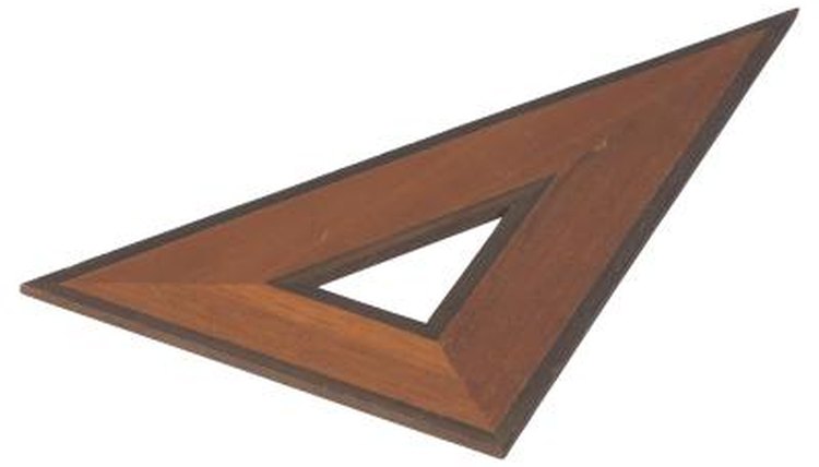 How to Use a 30 60 90 Drafting Triangle Sciencing