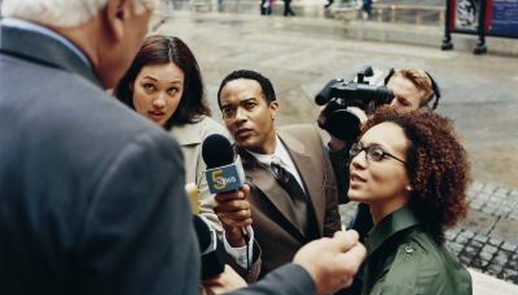 Present information about the book report’s subject by pretending to be a reporter conducting an interview.