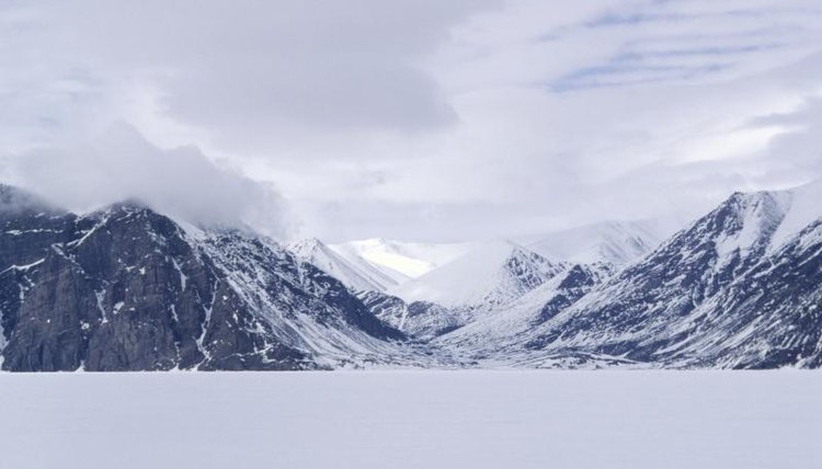 The landscape of Northern Canada