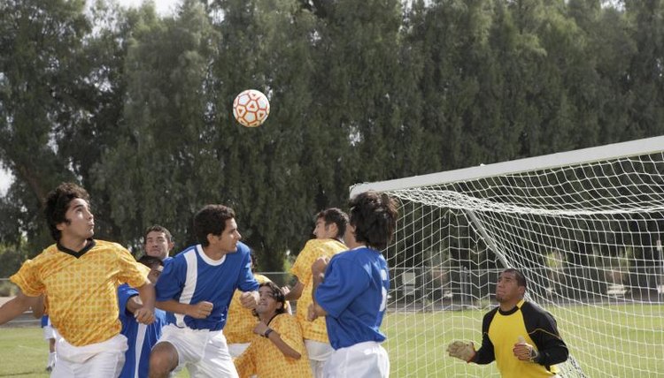 A college soccer scrimmage.