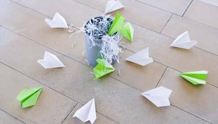 You can use a variety of experiments to test different paper airplanes.