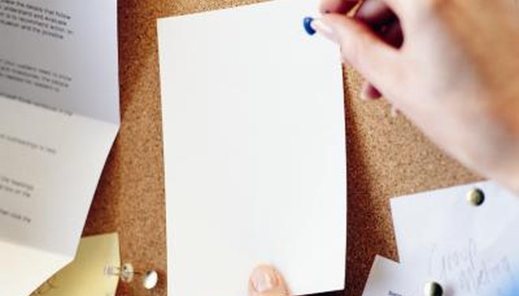 Use the bulletin board to list seasonal health concerns and how students can reduce their risk.