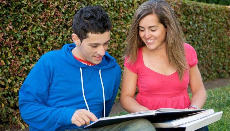 Students studying together at UC Berkeley