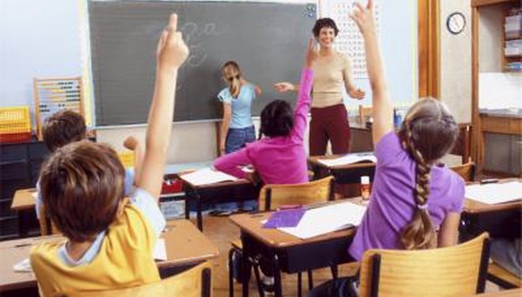 Classroom with young students.