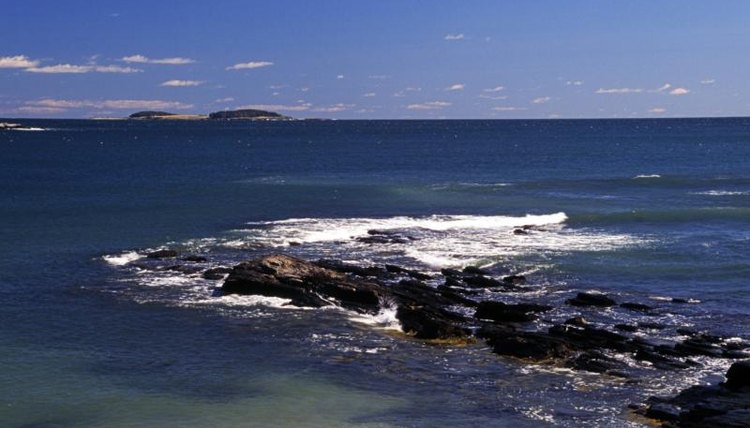 Maine oceanside.