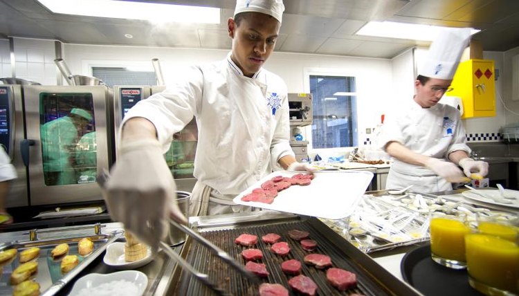 Culinary students at work at a Le Cordon Bleu campus