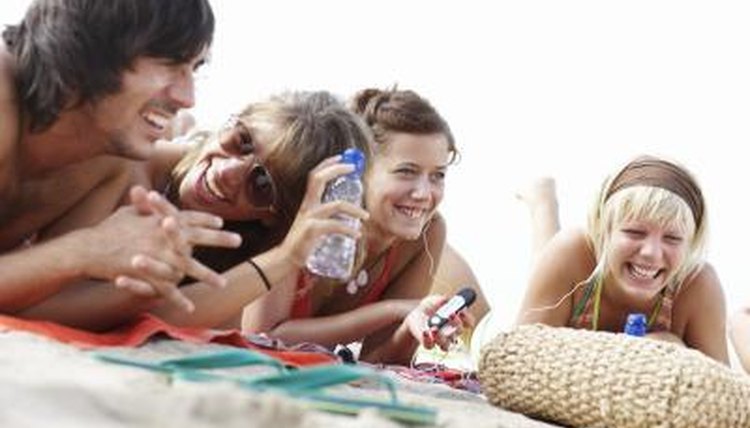 Friends at beach
