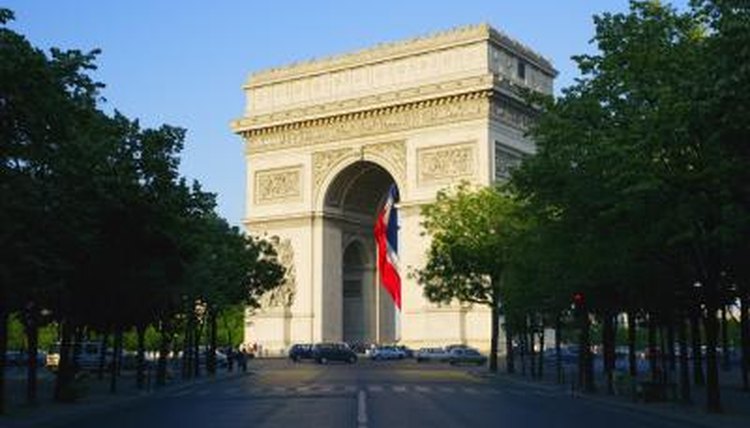 The Arc de Triomphe
